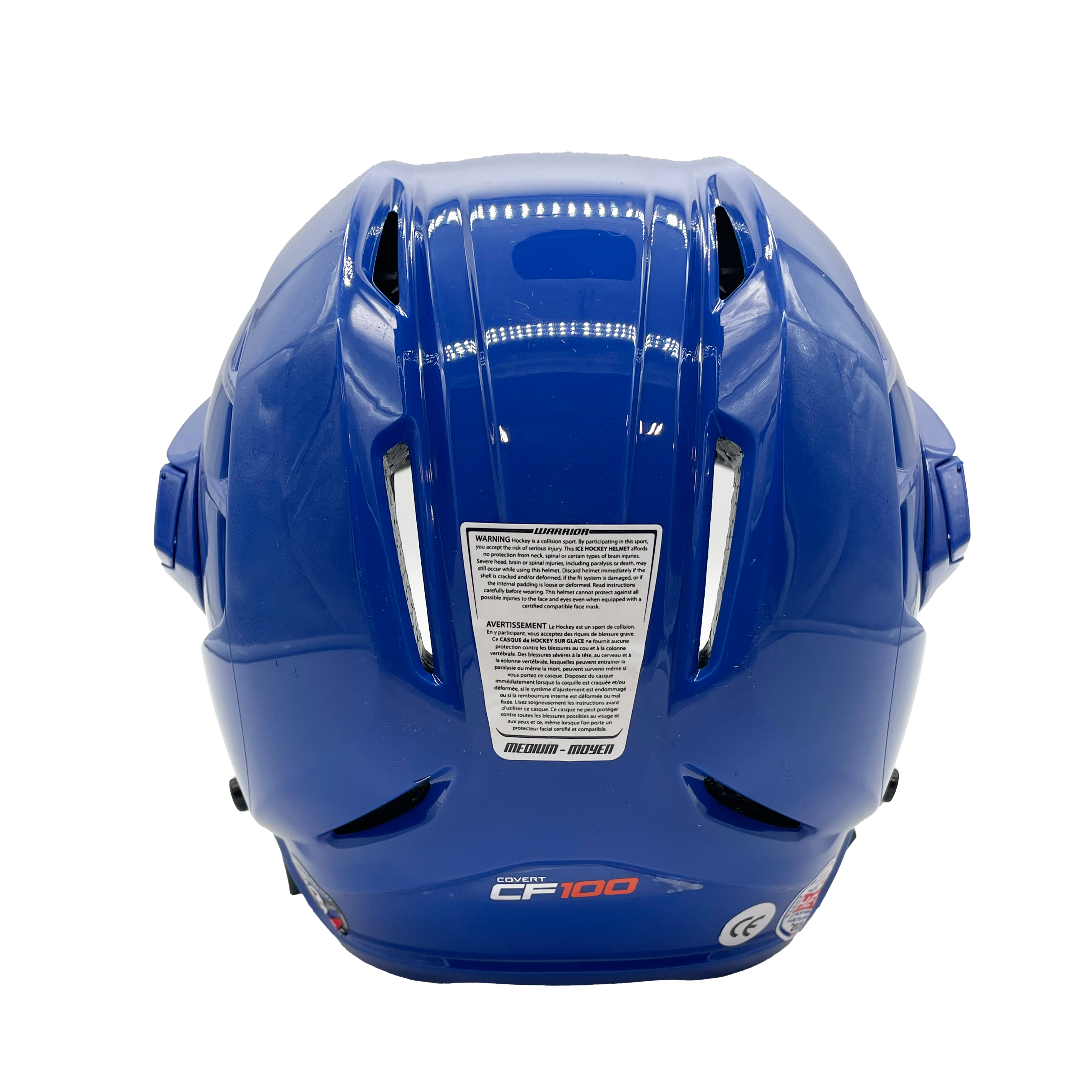 Casque de hockey Warrior Covert CF 100 (bleu roi)